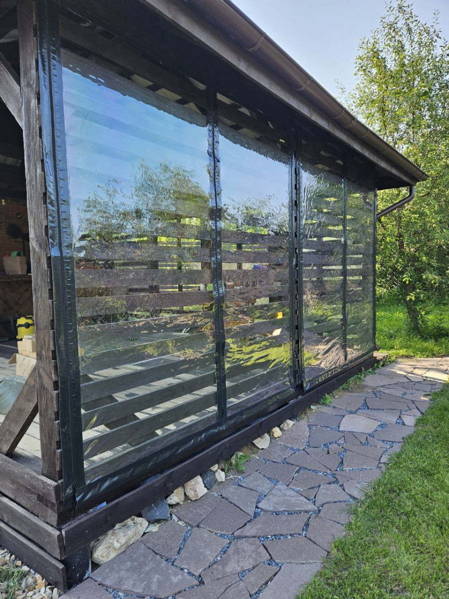 Мягкие окна 1000 микрон для лоджии