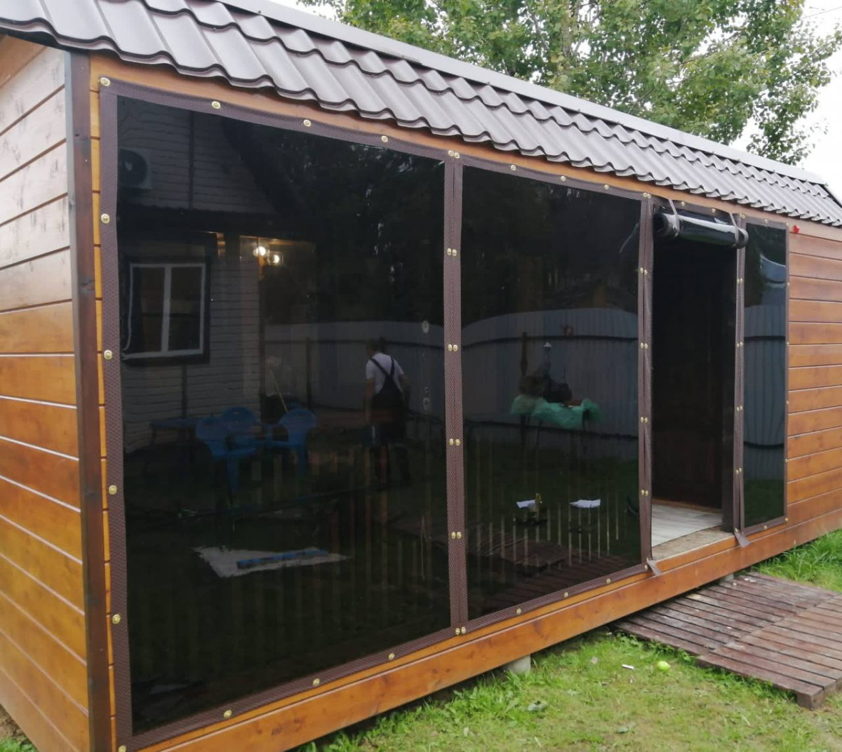 Мягкие двери для мастерских Эконом