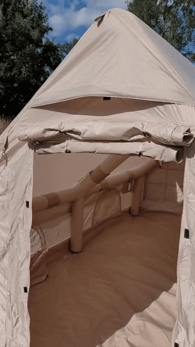 Собственное производство надувных палаток ( РФ) аналог китайской