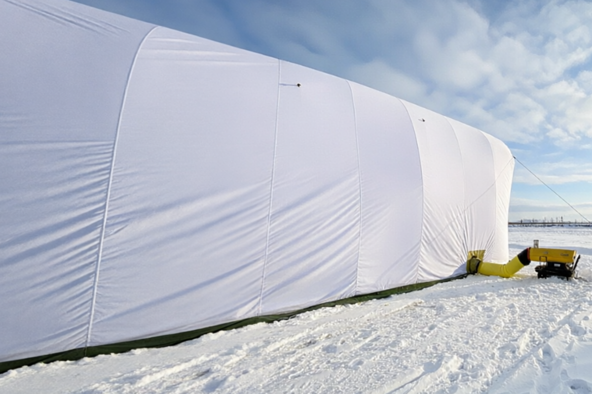 Бескаркасная палатка 10х6х5 м