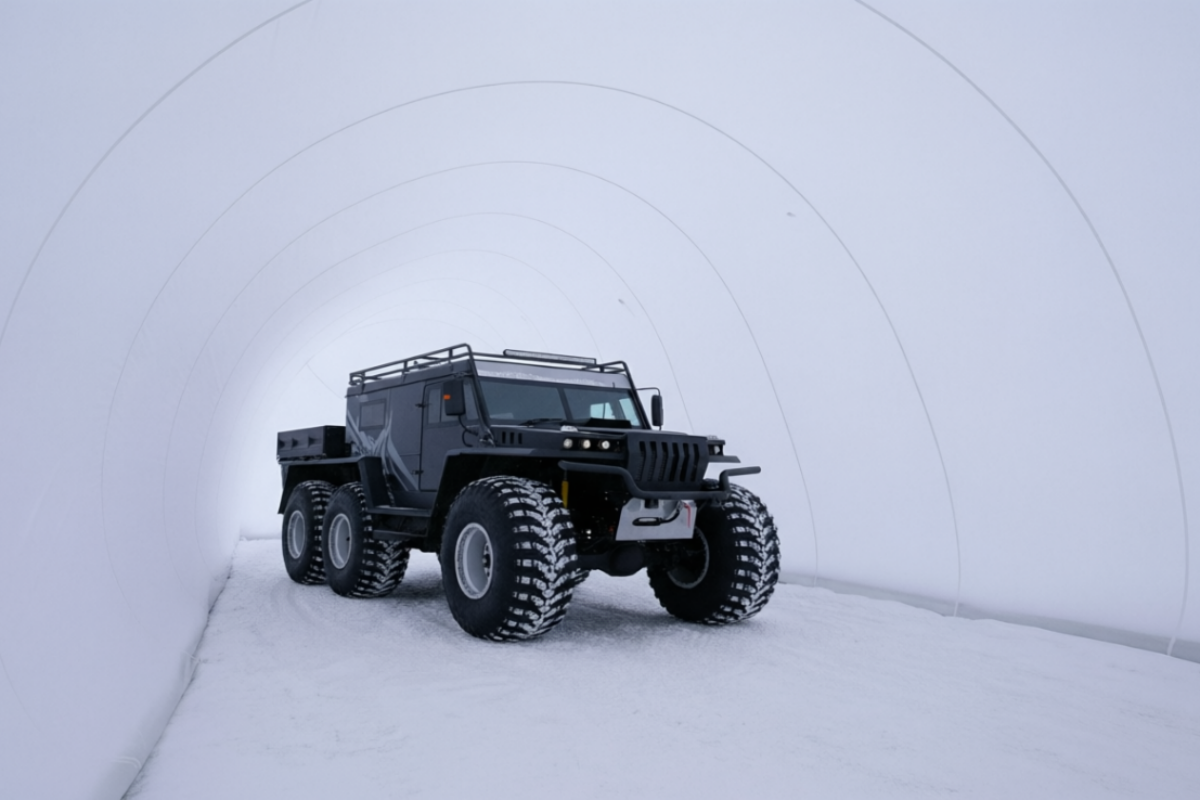 Бескаркасная палатка 16х7х6 м